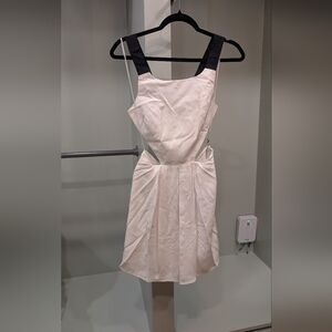 JAYGODFREY White and Black Mini Dress